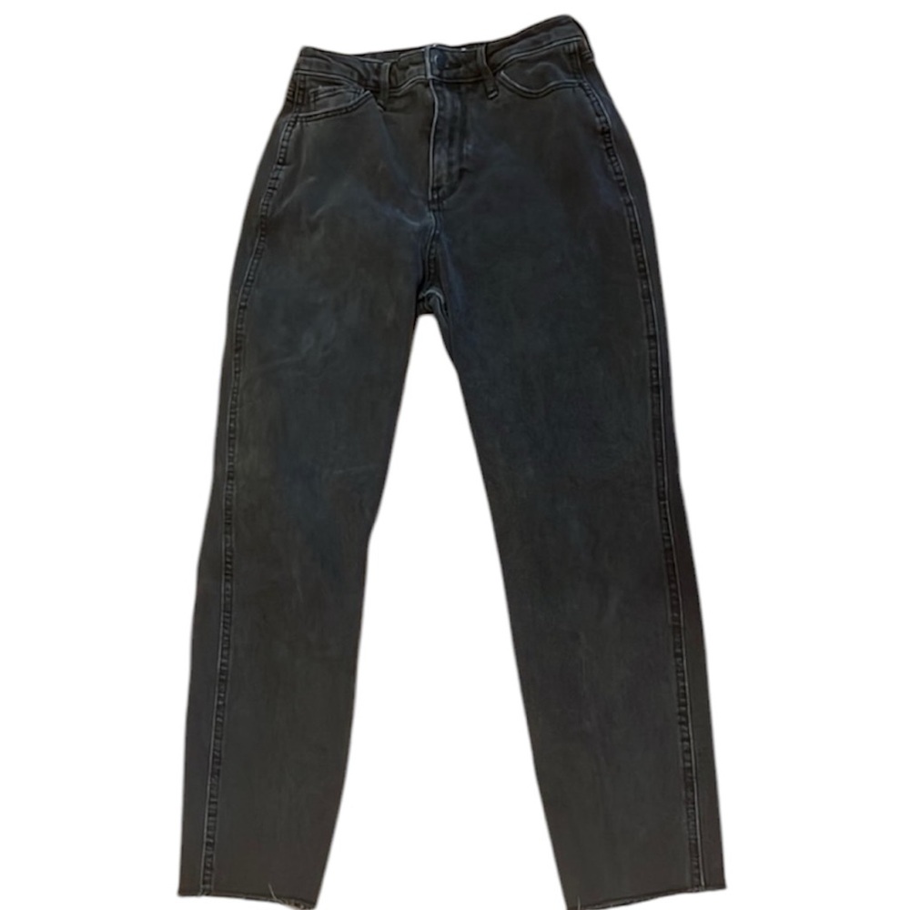 Hollister Ultra High Rise Mom Jean Black